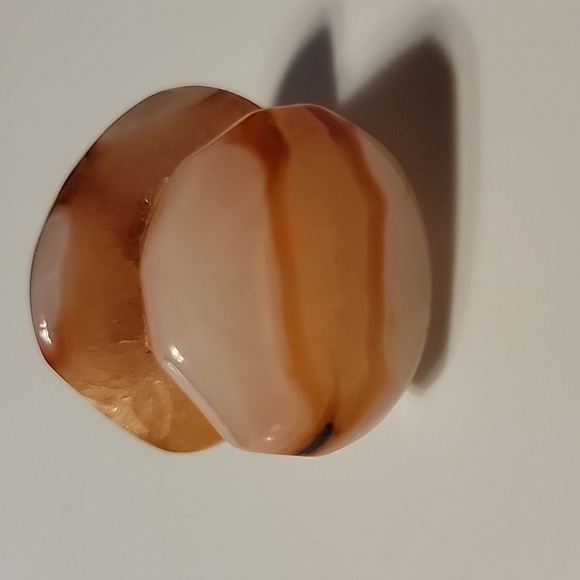 40G Natural Banded Silk Agate Mushroom Crystal Natural Gemstone Madagascar - Picture 13 of 13